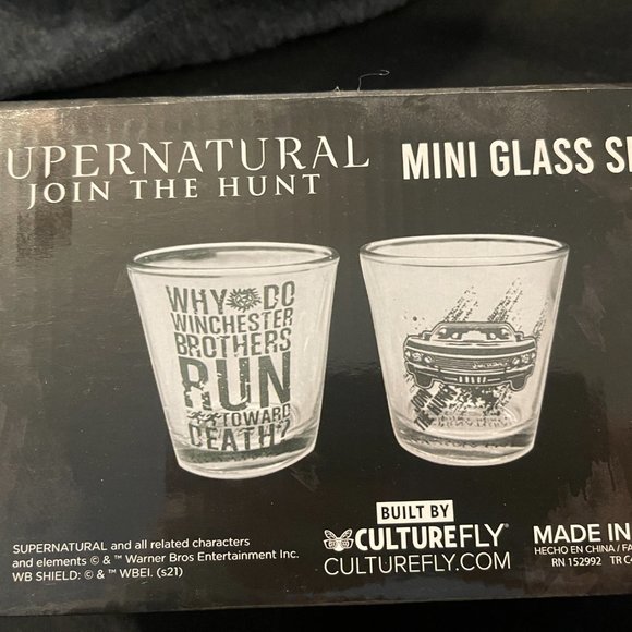 Supernatural CultureFly Summer 2021 Exclusive Mini Glass Set (123) - Picture 3 of 3
